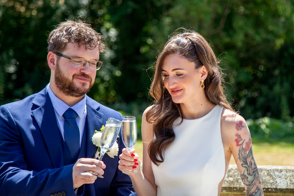 First dance at Wroxall Abbey wedding reception