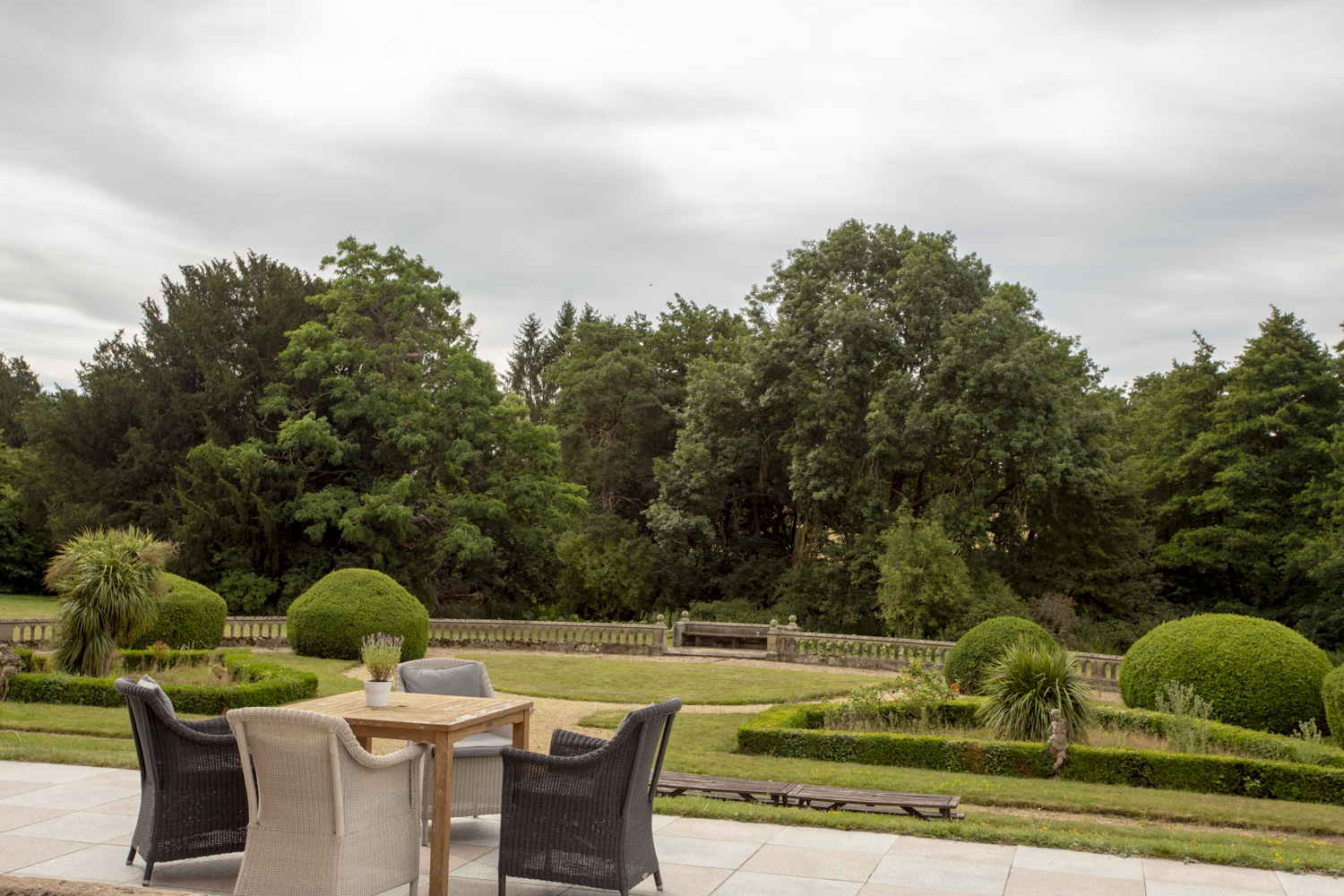 Drinks reception — the terrace